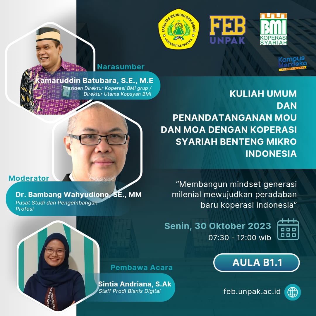 Kuliah Umum Koperasi Syariah Benteng Mikro Indonesia