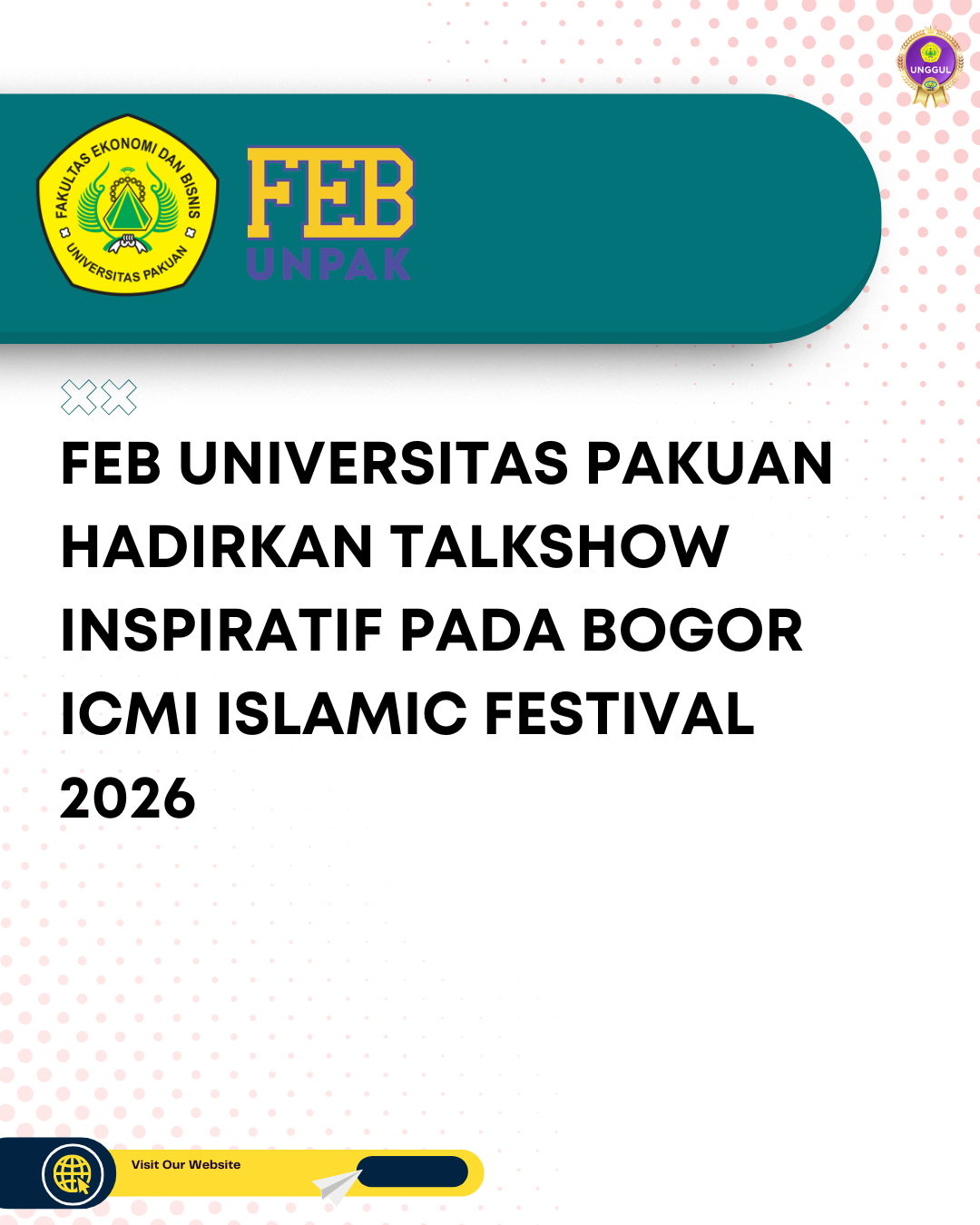 FEB Universitas Pakuan Hadirkan Talkshow Inspiratif pada Bogor ICMI Islamic Festival 2026