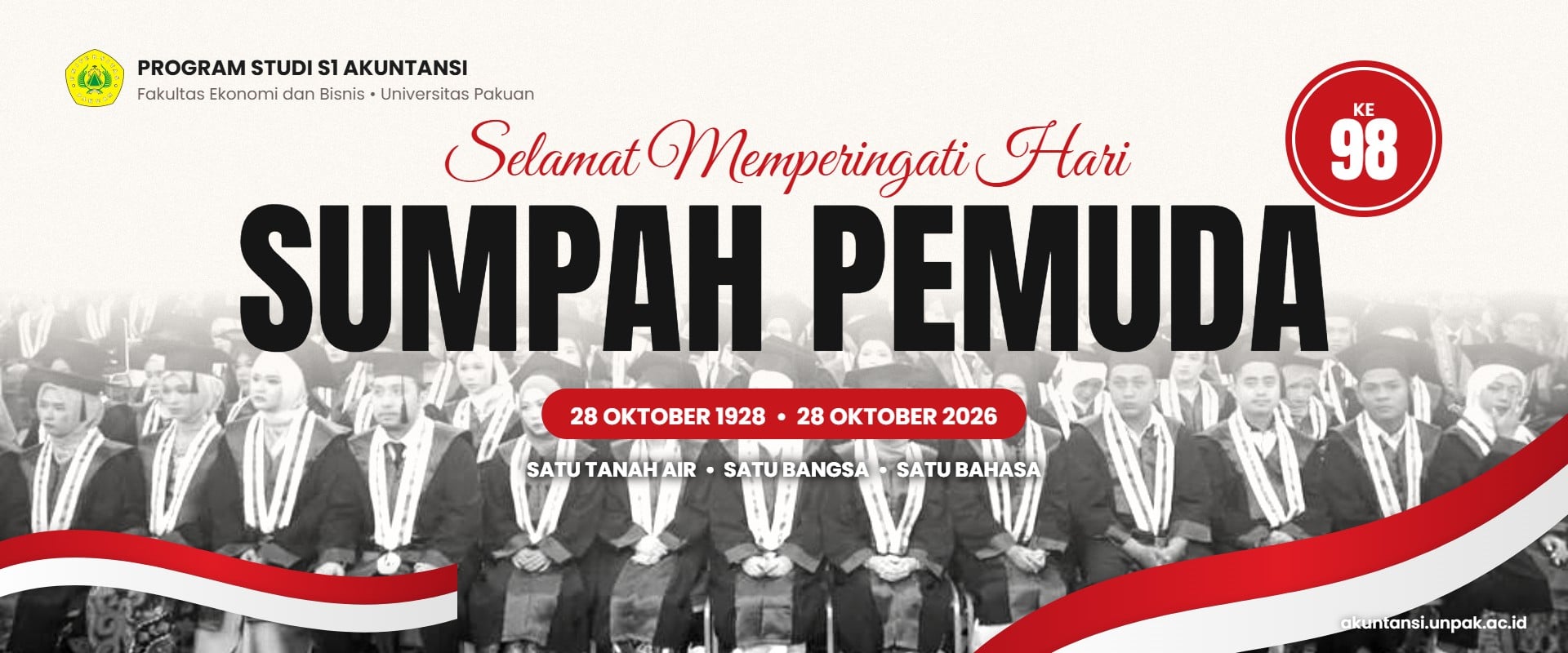 Selamat Hari Sumpah Pemuda ke-98 — Program Studi S1 Akuntansi FEB Universitas Pakuan